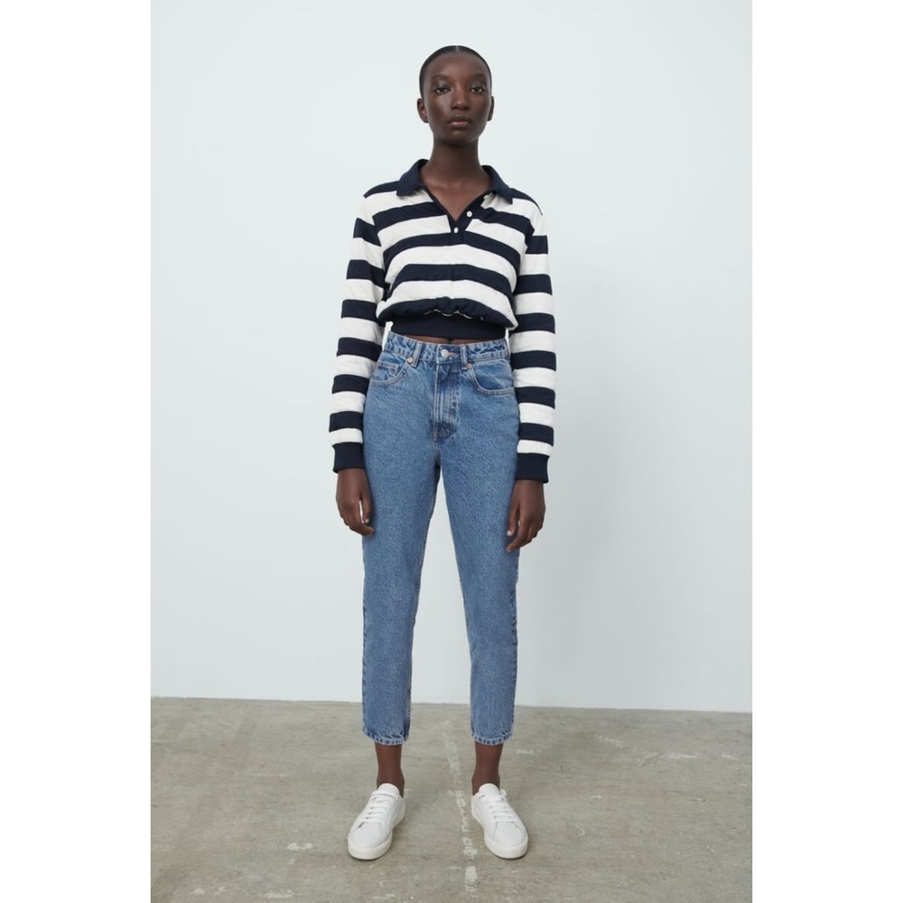 NWT ZARA MOM FIT JEANS